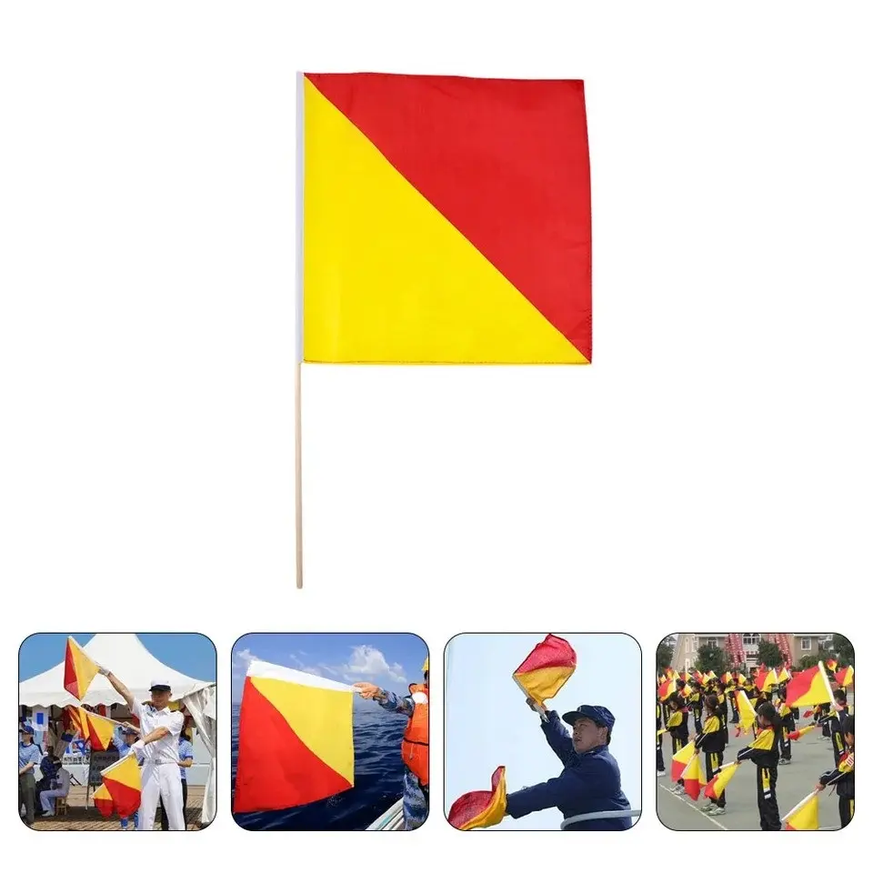 12×15inches (30.5cm x 38cm) Signal Hand Flag RSF-12x15