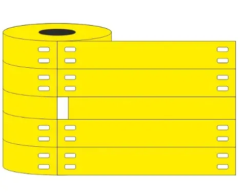 Kabel nişanı 12x60mm (500 ədəd) Sarı ETC-4-012060-C