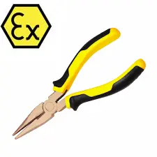 8"/200mm Aluminium Bronze Non-sparking Long Nose Plier BOSI BS610020