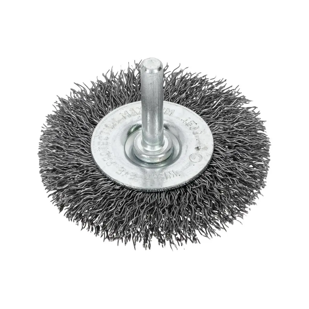 Crimped Wire Wheel Brushes – Ø120 mm, 6 mm, PROLINE 32432