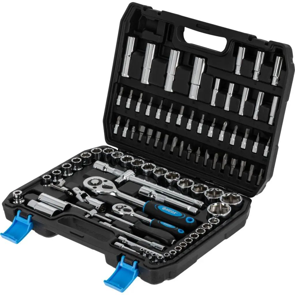 94 pc Socket Set 1/2" and 1/4" Drive, 4–32 mm, PROFIX 58094
