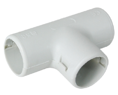 16 mm Tee for PVC conduit pipe L-3000mm  Fire Resistant GREY  MUTLUSAN
