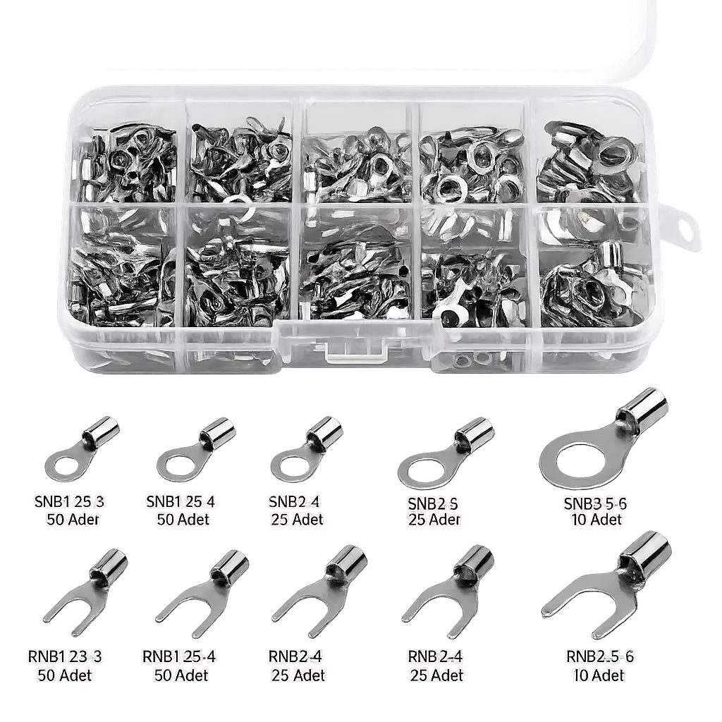 320 шт. кольцево-вилочный неизолированный клеммный наконечник IC274E-2