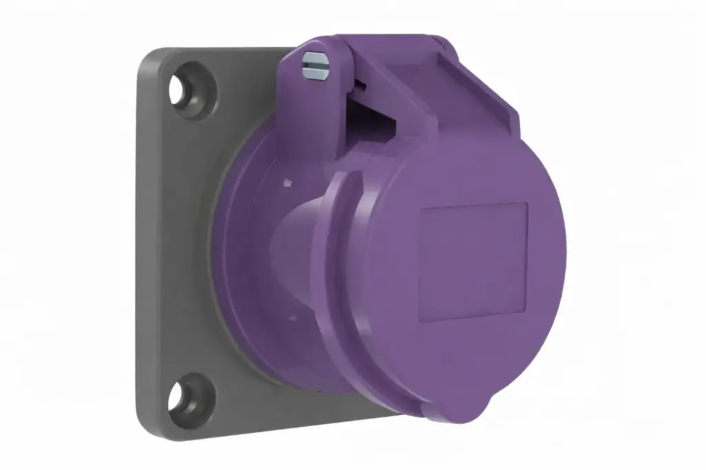 3×16A Machine Socket, 24V, IP44, BEMIS BC1-1103-2413