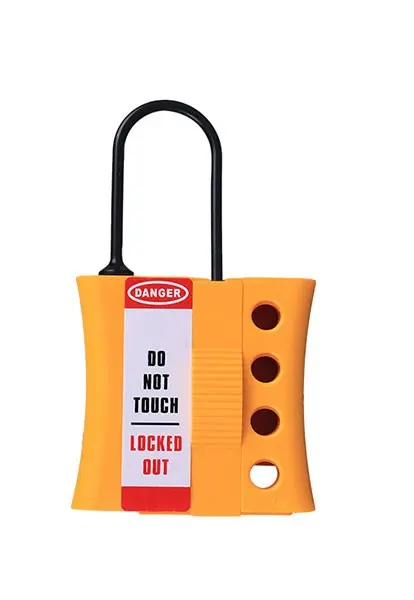 Nylon Lockout Hasp, 61×107 mm, 9 mm Keyhole, BOZZYS BD-K45