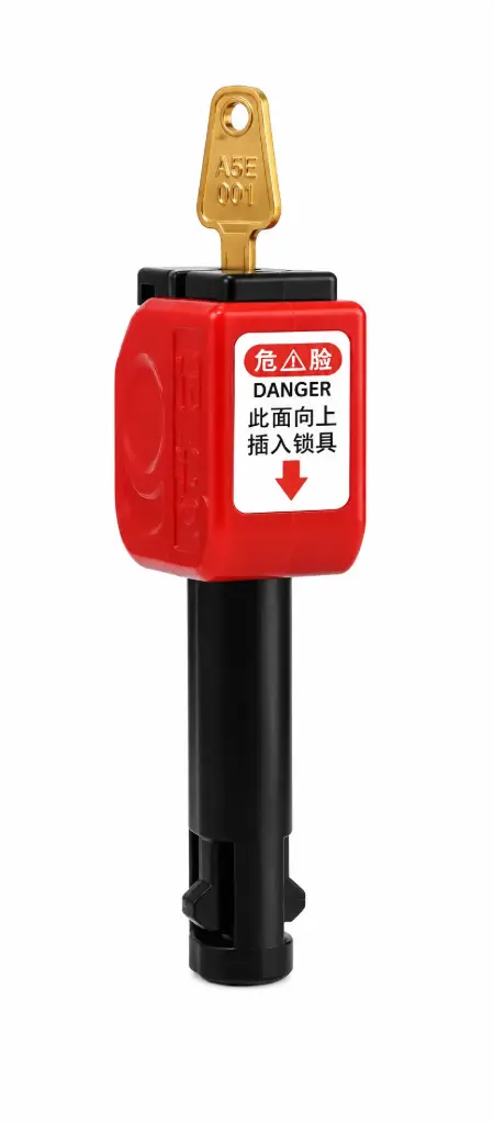 Self-Locking Fuse Breaker Lock, PC+ABS, Ø14 mm Fuse Base, BOZZYS BD-DPR1-2