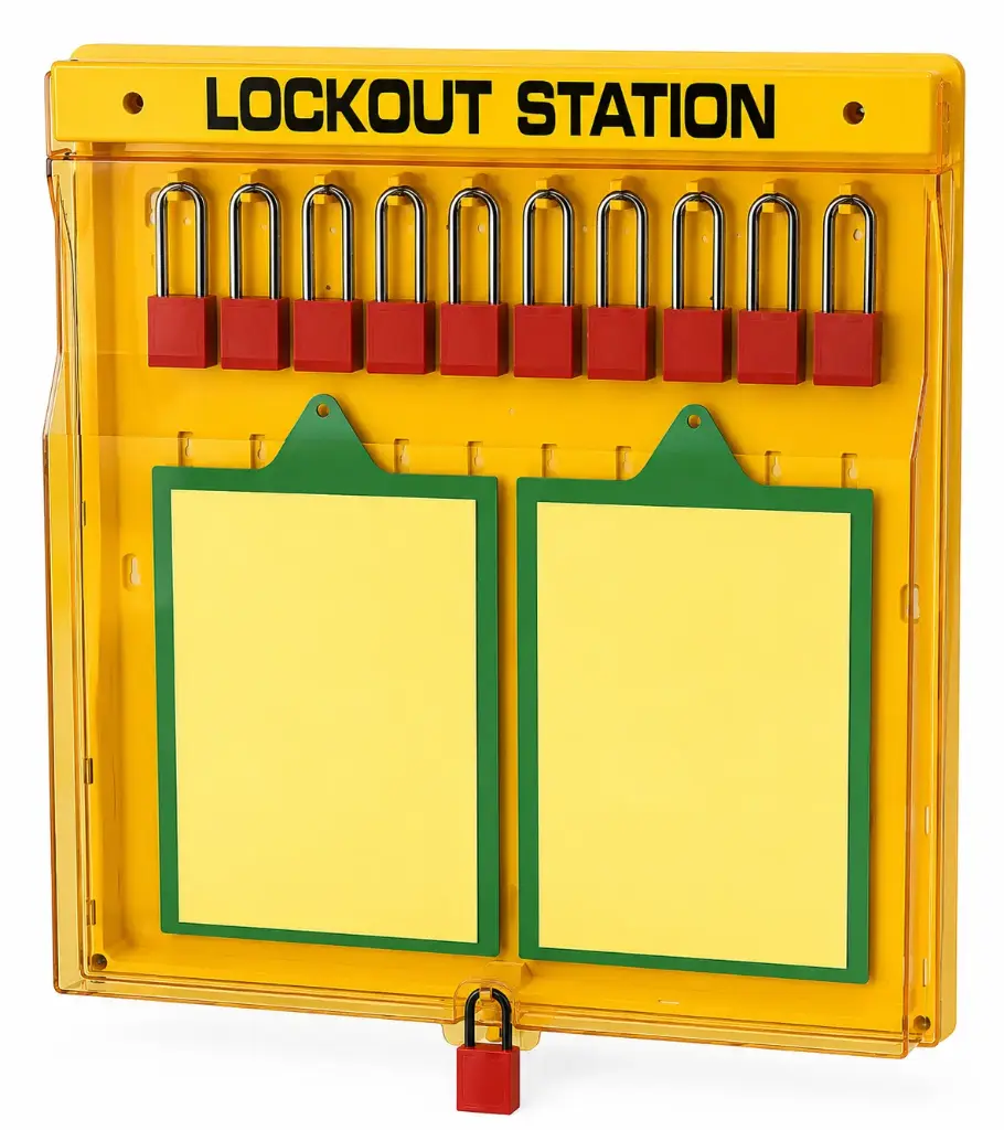 Lockout Station without Components, 650×590×95 mm, BOZZYS BD-B206