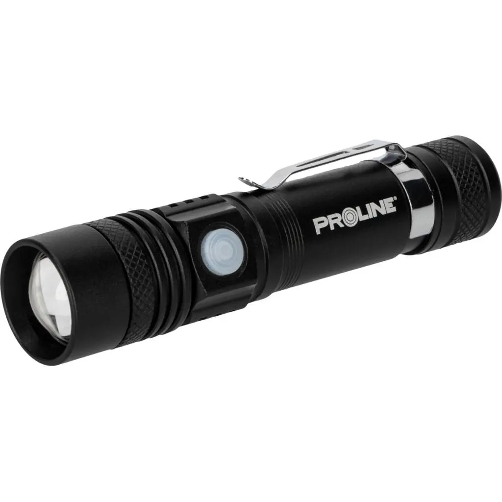 FLASHLIGHT, USB-C, 260LM, ZOOM, PROLINE 51042