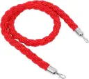Baryer kəndiri, 1,5 m qırmızı hörülmüş ayırıcı kəndir RBR-150-RED