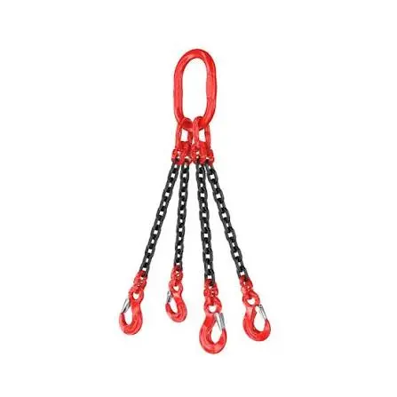 Dörd qollu zəncirli yükqaldırma stropu, 3 ton, 4 metr – CS-4L-3T-4M