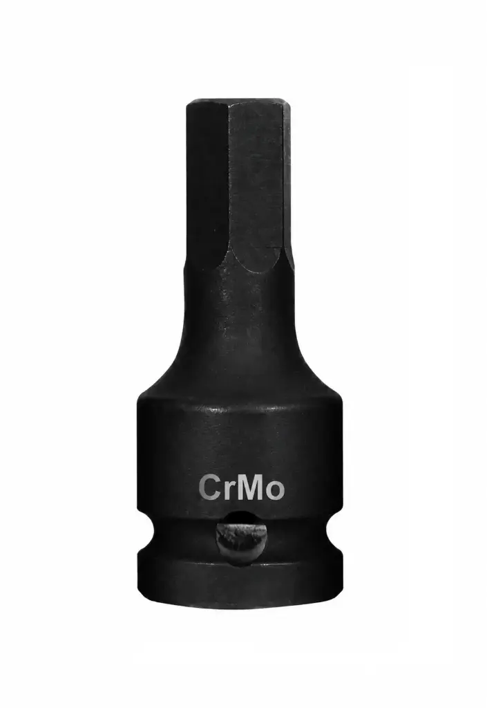 IMPACT HEX SOCKET BIT 1/2", HEX 8MM, L=60MM, CR-MO PROLINE 18403