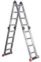 3,75m Aluminum Step  Multipurpose Ladder Acrobat CÖMERT AKR.375
