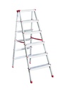 6-Steps Aluminum Double Sided Ladders CÖMERT  ACCM.04