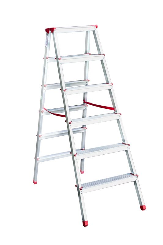 4-Steps Aluminum Double Sided Ladders CÖMERT  ACCM.02