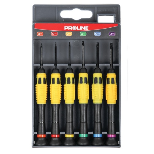 JEWELLER'S SCREWDRIVER SET TORX 6PCS PROLINE 10225
