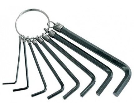 8PC HEXAGONAL KEY SET - 2-10 MM PROFIX 48018