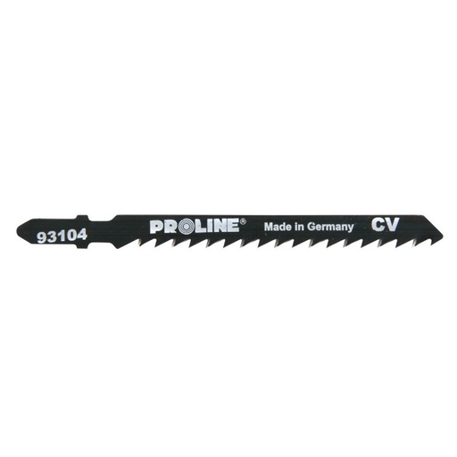 JIG SAW BLADE WOOD T CV FAST ROUGH 100/75 6TPI 5 PCS PROLINE Profix code 93104