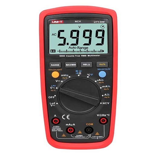 UT139E True RMS Digital Multimeter Standard UNI-TREND
