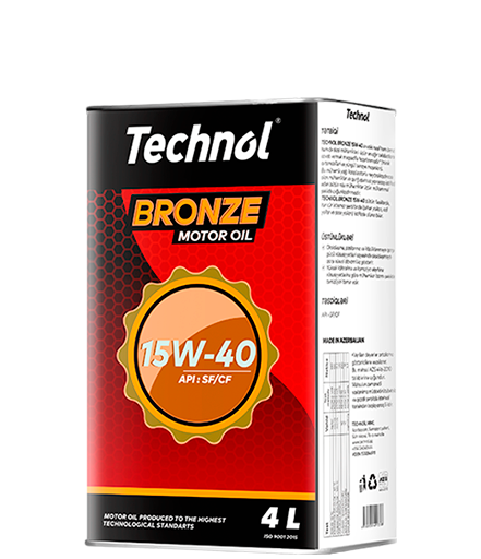 Technol Bronze- Mühərrik Yağı 15W-40  4-Litr