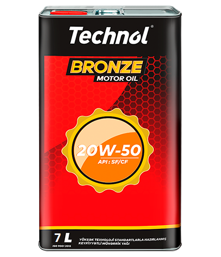 Technol Bronze- Mühərrik Yağı 20W-50  7-Litr