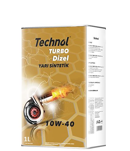 Technol Turbodiesel Mühərrik Yağı 10W-40  1-Litr