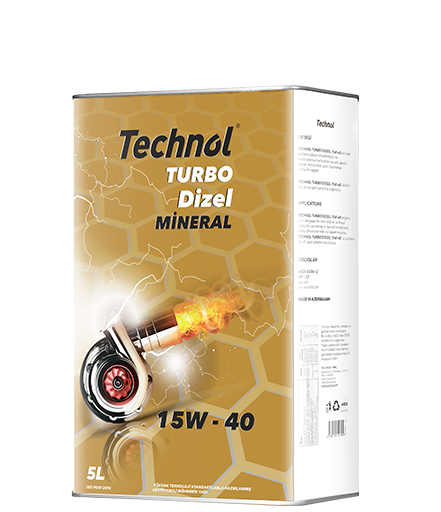 Technol Turbodiesel Mühərrik Yağı 15W-40  5-Litr