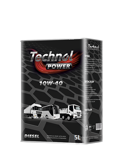 Technol Power Mühərrik Yağı 10W-40 5-Litr