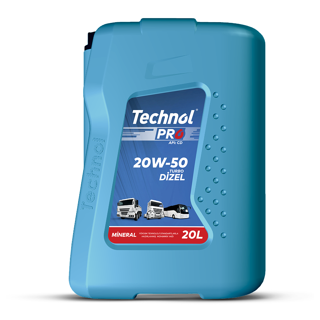 Technol Pro Mühərrik Yağı 20W-50  20-Litr