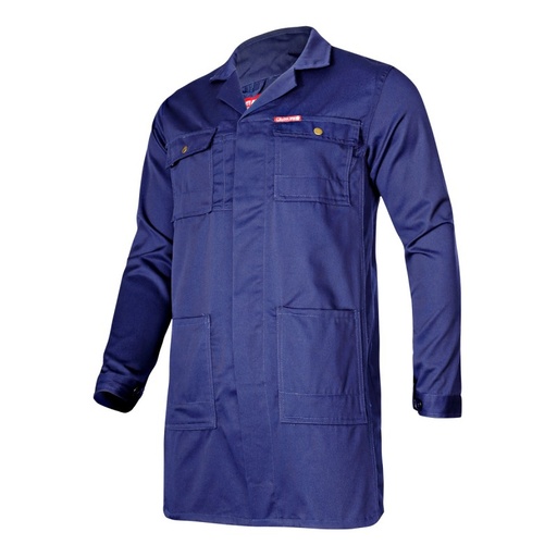 TƏHLÜKƏSİZLİK XALATI, GÖY RƏNGLİ 260G/M2, "M", CE, LAHTI L4160102