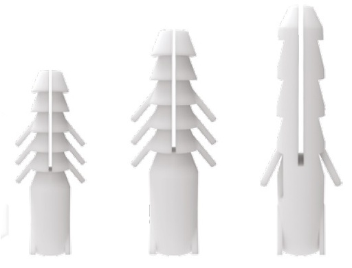 12mm Plastik Dübel  Made 005