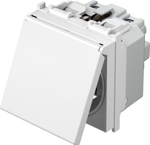 РОЗЕТКА ЗАЗЕМЛЕННЫЙ+KS+КРЫШКА   TEM  VM11PP-P