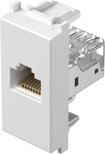 РОЗЕТКА CAT5e KS  TEM  KM37PW-P