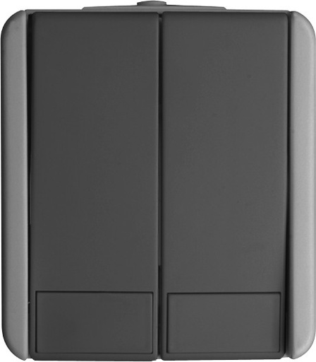 PUSH BUTTON 2GANG-1WAY  TEM  SF51GY-U