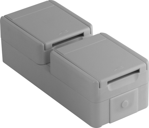 SOCKET SET SCHUKO DOUBLE VERT  TEM  CF11PW-U