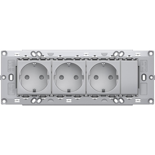 SOCKETS SET 3x SCHUKO  TEM  CM11ES-U