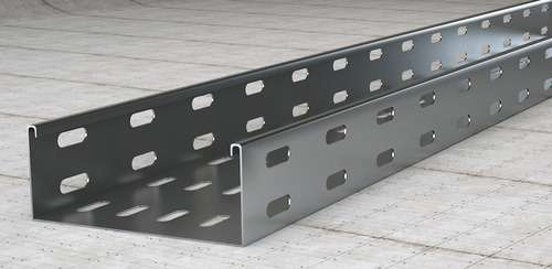 HEAVY DUTY, PERFORATED CABLE TRAY h:50mm. L:3mt. W:50mm. T:1mm. code GKT-A5/5 D GERSAN