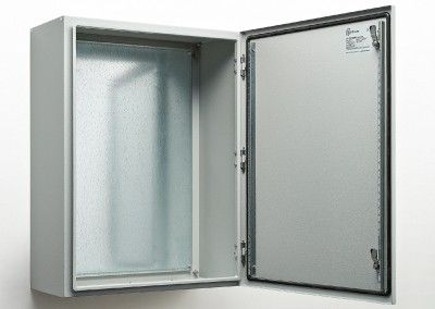 300x200x150  Metal Elektrik Qutuları Tək Qapılı  IP65  RAL7035  TME302515