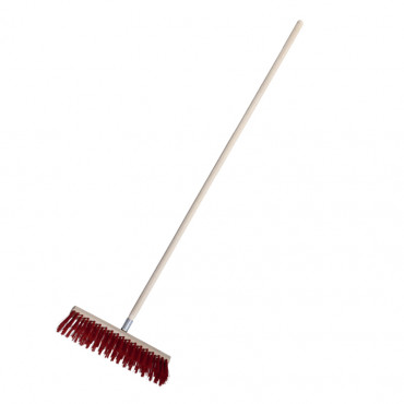 STREET BRUSH 400MM WITH WOODEN HANDLE 130CM PROFIX 32044