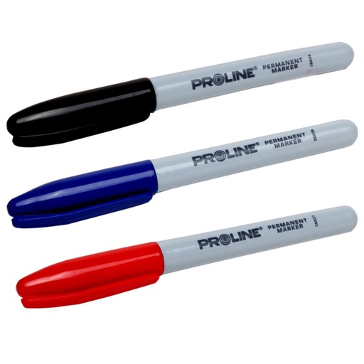 SİLİNMƏYƏN MARKER 3 ƏDƏD (QARA, GÖY, QIRMIZI) PROLINE 38031