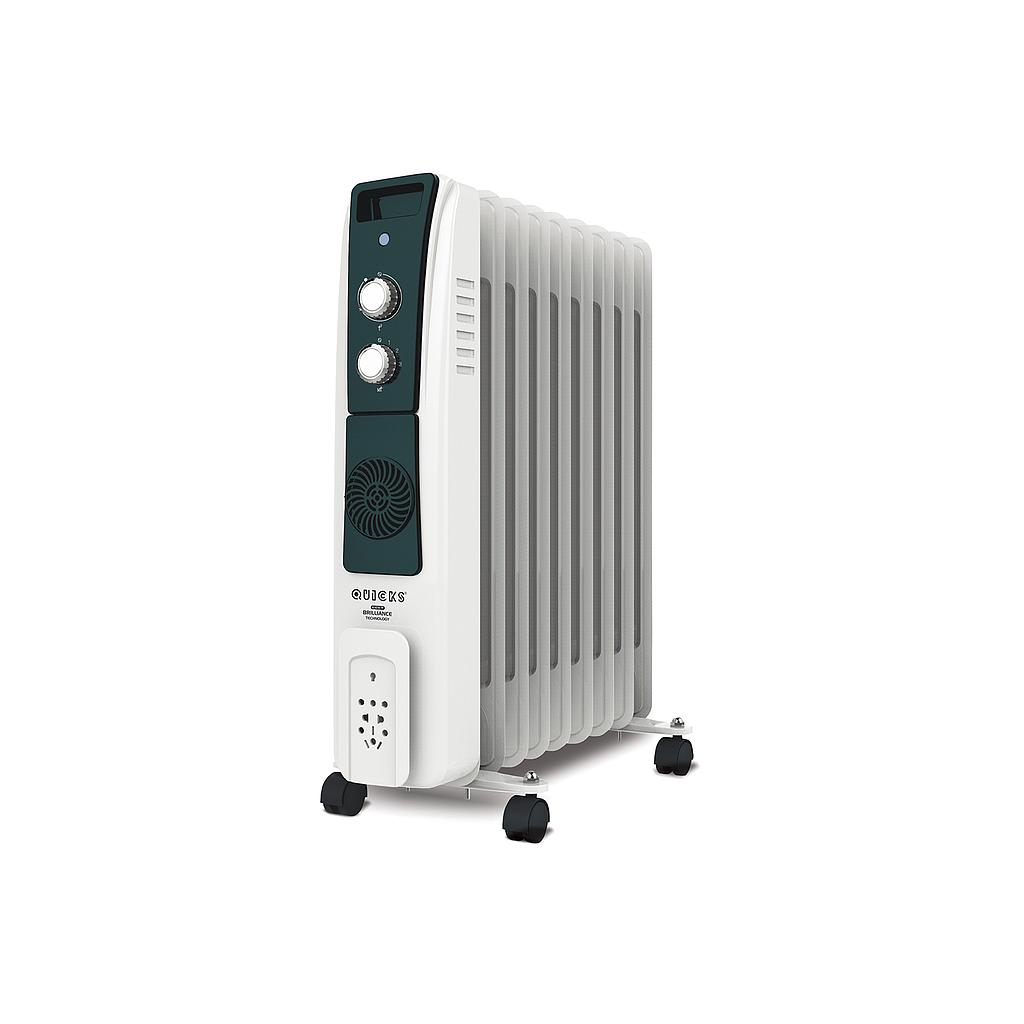 9 Fin 2000W Electric oil heater Radiator Quicks Q-4230/9/F