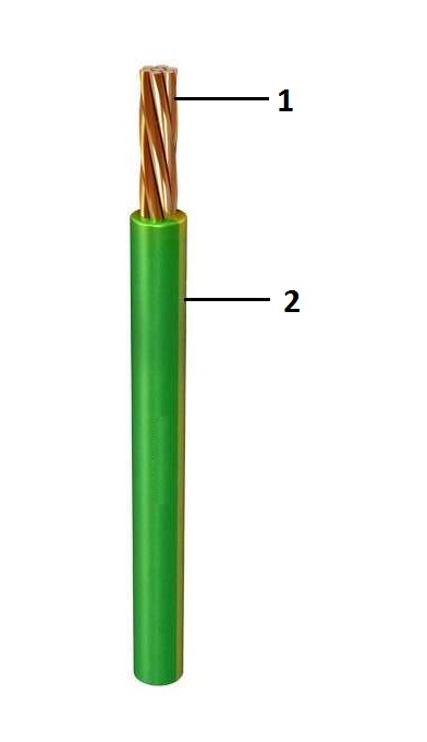 H07Z1-R   1x6 mm²  450/750V  Kabel
