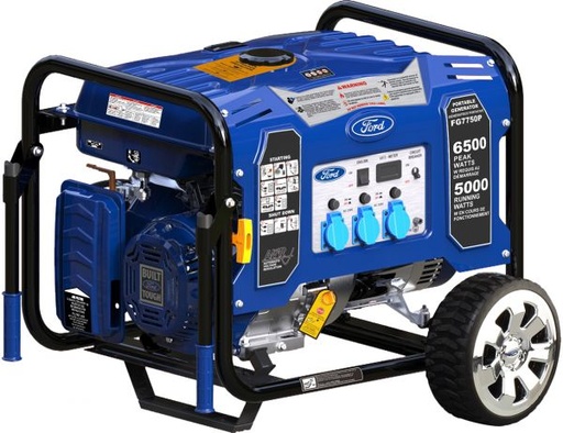 6.5 KW GASOLINE GENERATOR 220V FORD FG7750P