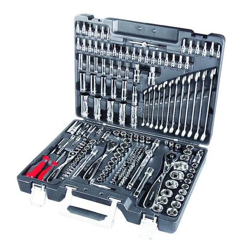 217 PC SOCKET SET 1/2"  3/8" AND 1/4" DRIVE CRV PROLINE 58217