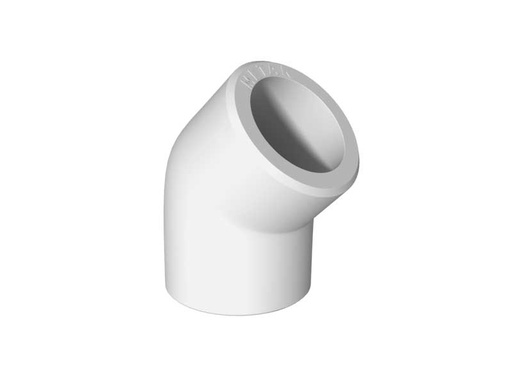 PPR Elbow 45° 40MM  (White)