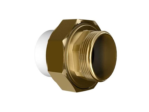 PPR Муфта с наружной резьбой 32x25 (Белый)