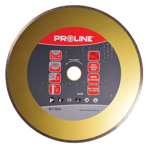 CONTINUOUS DIAMOND DISK - 125*2.2*5.0*22.23 PROLINE 87102