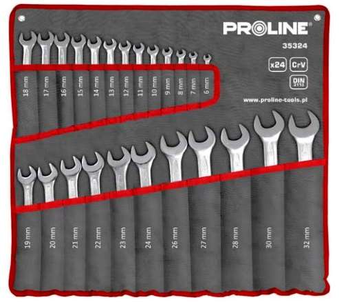 AÇARI DƏSTİ - DIN 3113, 24 PCS  6-32 MM PROLINE 35324