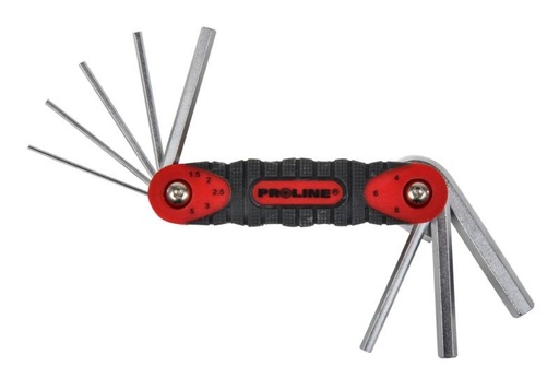 8 PCS HEXAGON KEY SET - STEEL CONTENTS: 1.5 -  8.0 PROFIX 48368