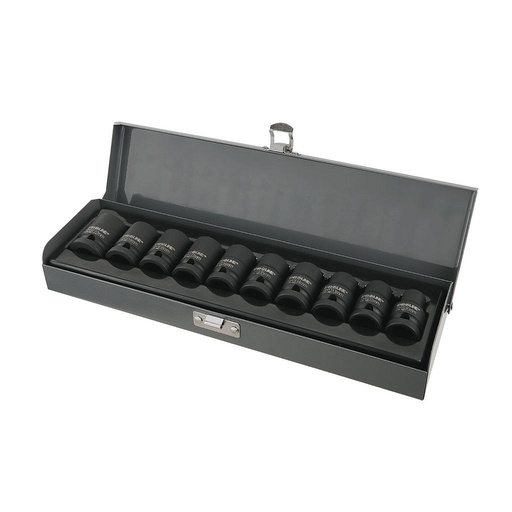 IMPACT SOCKET SET 8 PCS 3/4", 22-41MM,CRV-MO, PROLINE 18908
