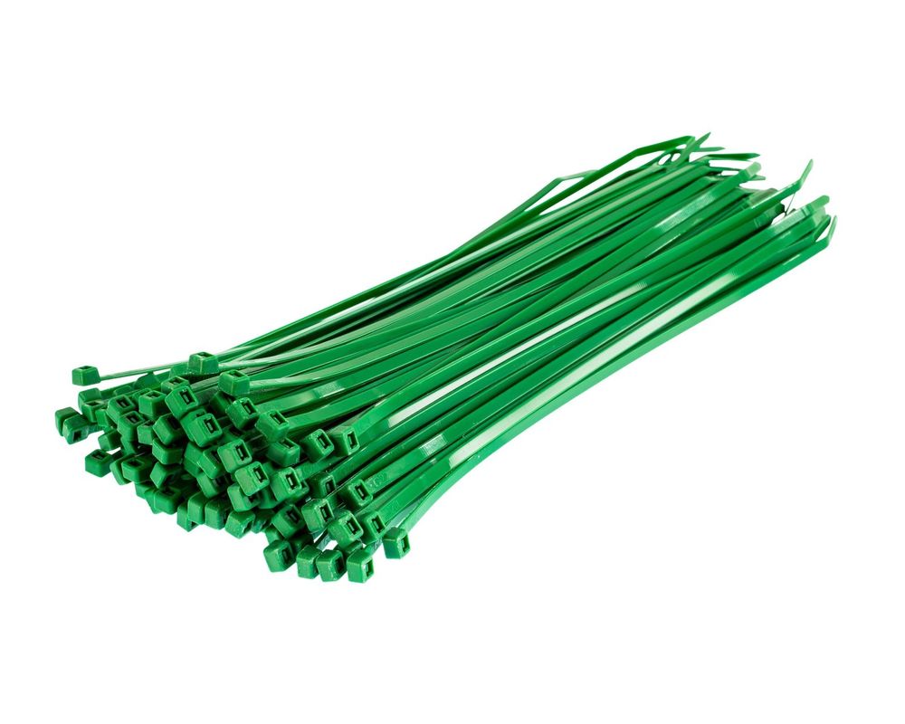 280x3.5 Green Nylon Cable Ties SAFAK